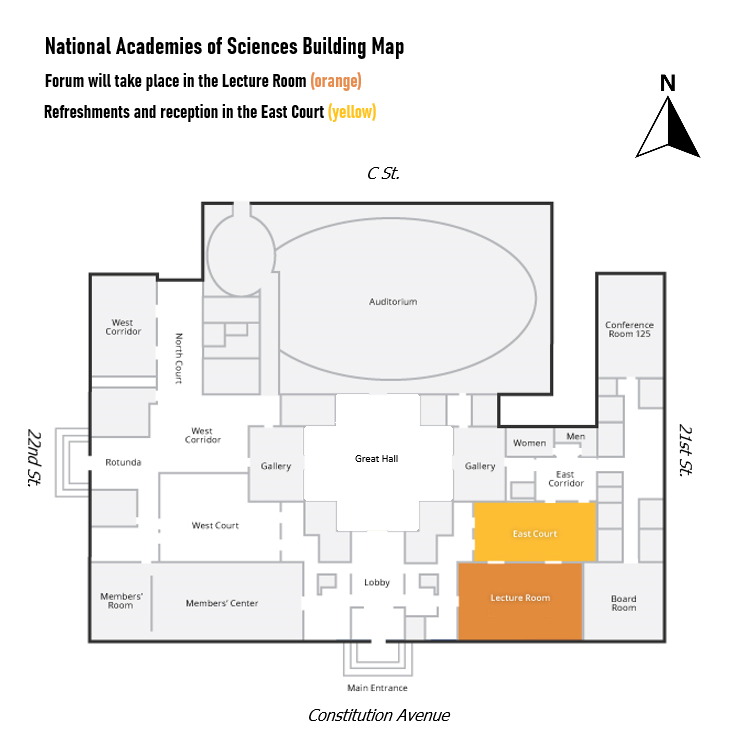 Diagram of the National Academies of Science Building